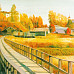 Осень. Пешеходный мост. 2006